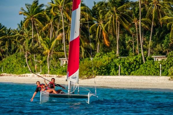 Sailing in the ocean