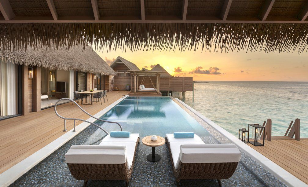 Two Queen Bedded Overwater Villa with Pool