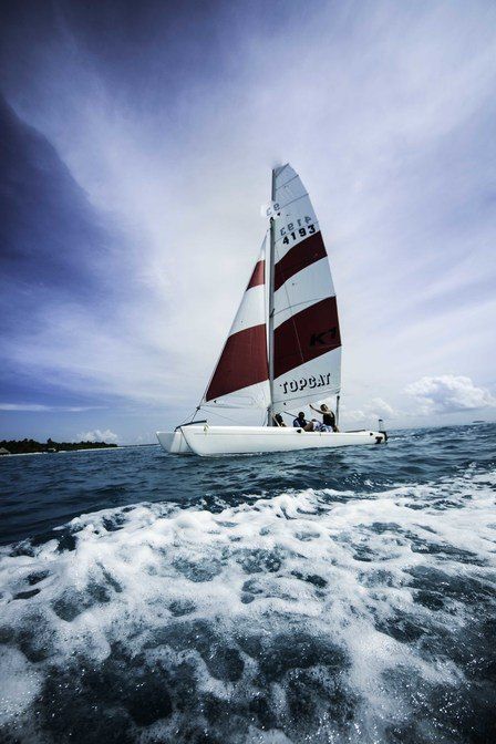 Sailing in the ocean