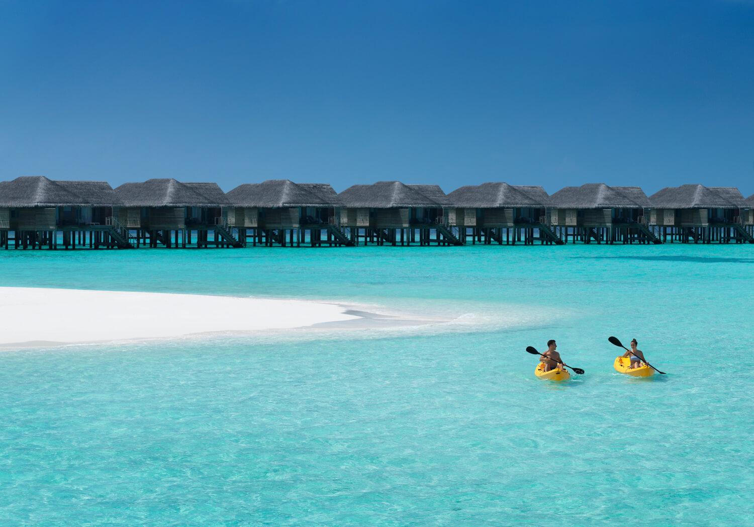 Kayaking in the water