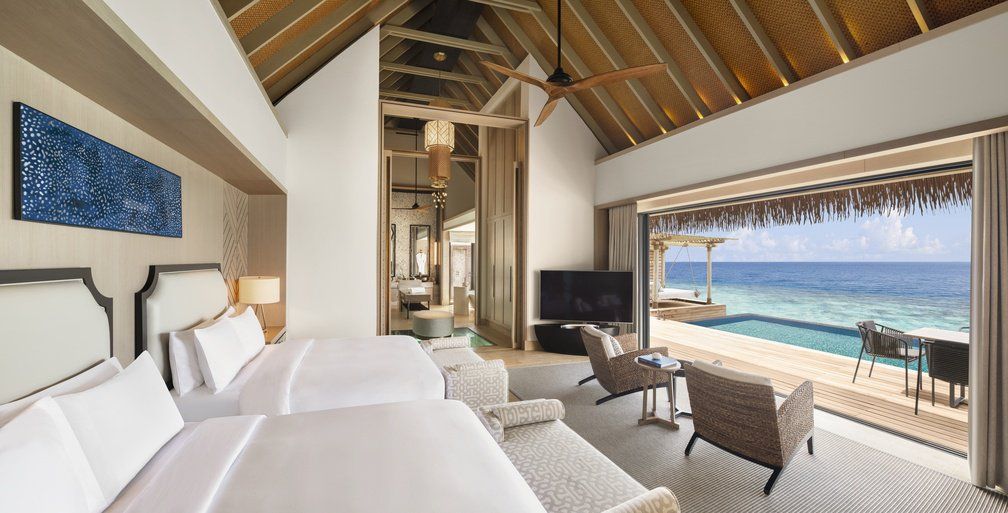 Two Queen Bedded Overwater Villa with Pool