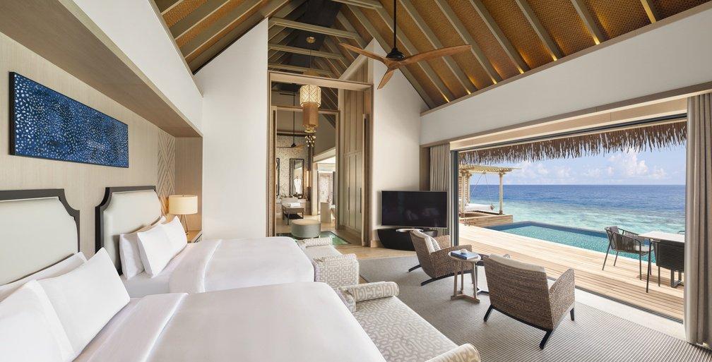 Two Queen Bedded Overwater Villa with Pool