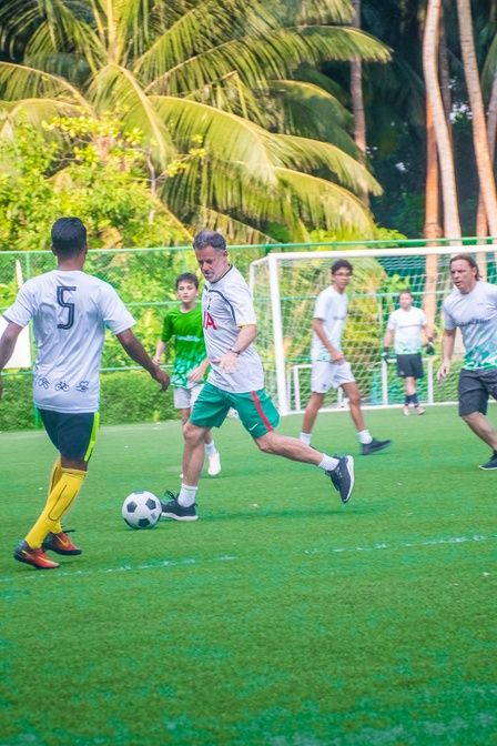 Outdoor turf football