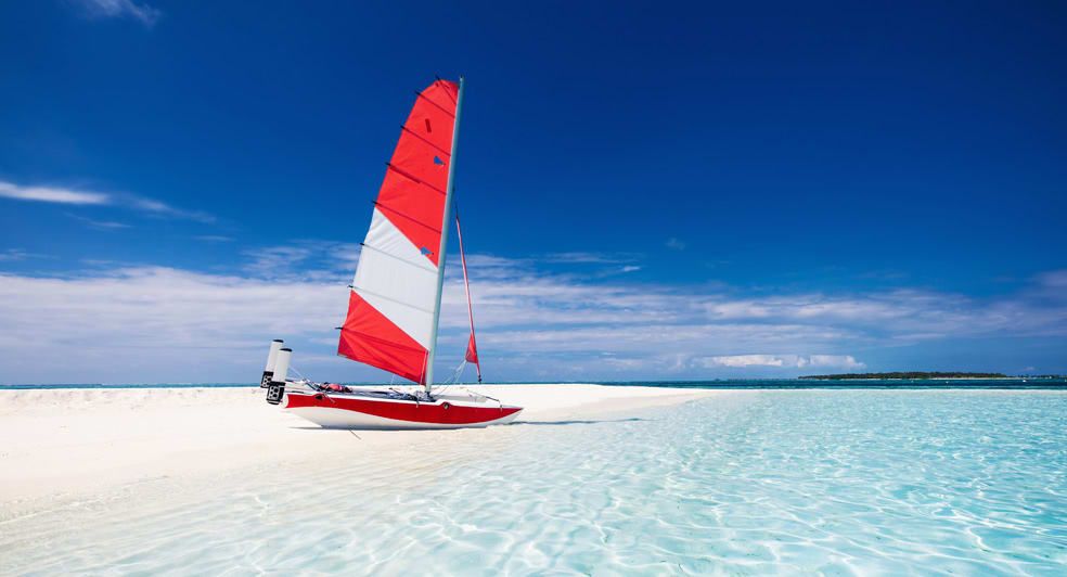 Sailing in the ocean