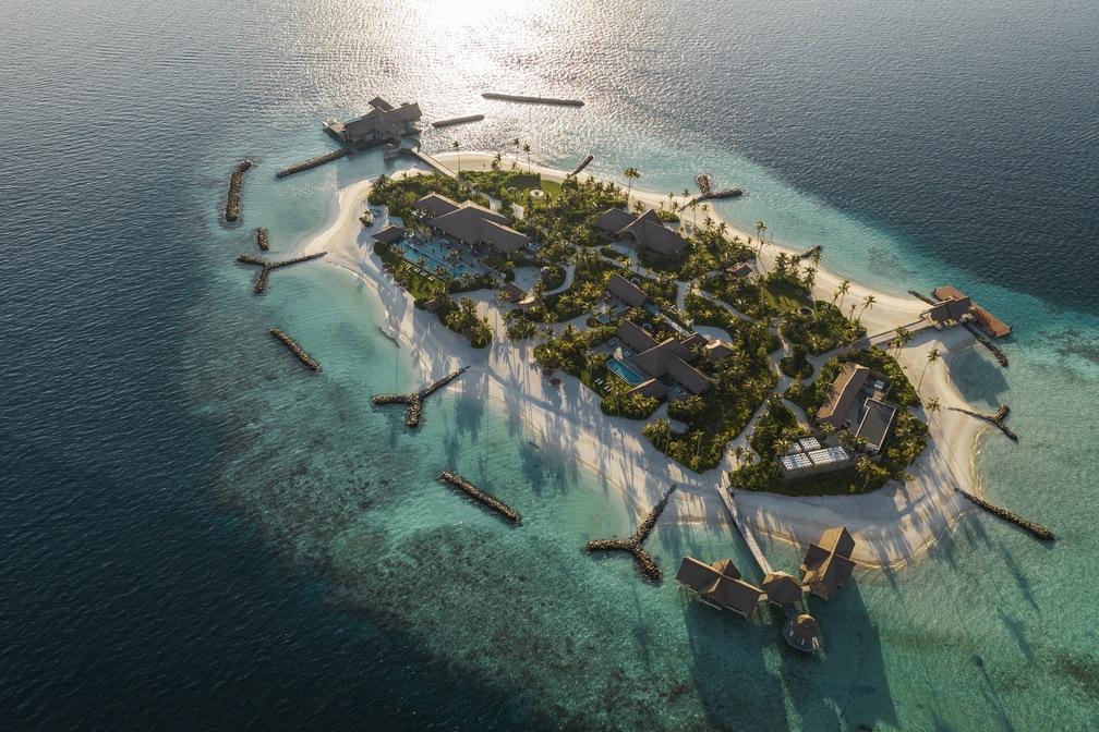 Ithaafushi Private Island aerial