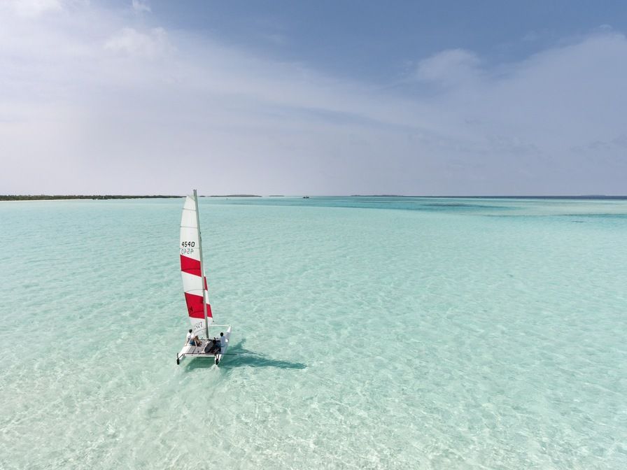 Sailing in the ocean