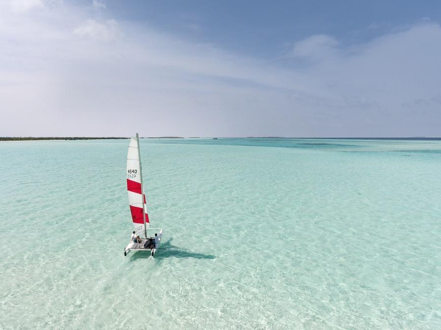 Sailing in the ocean