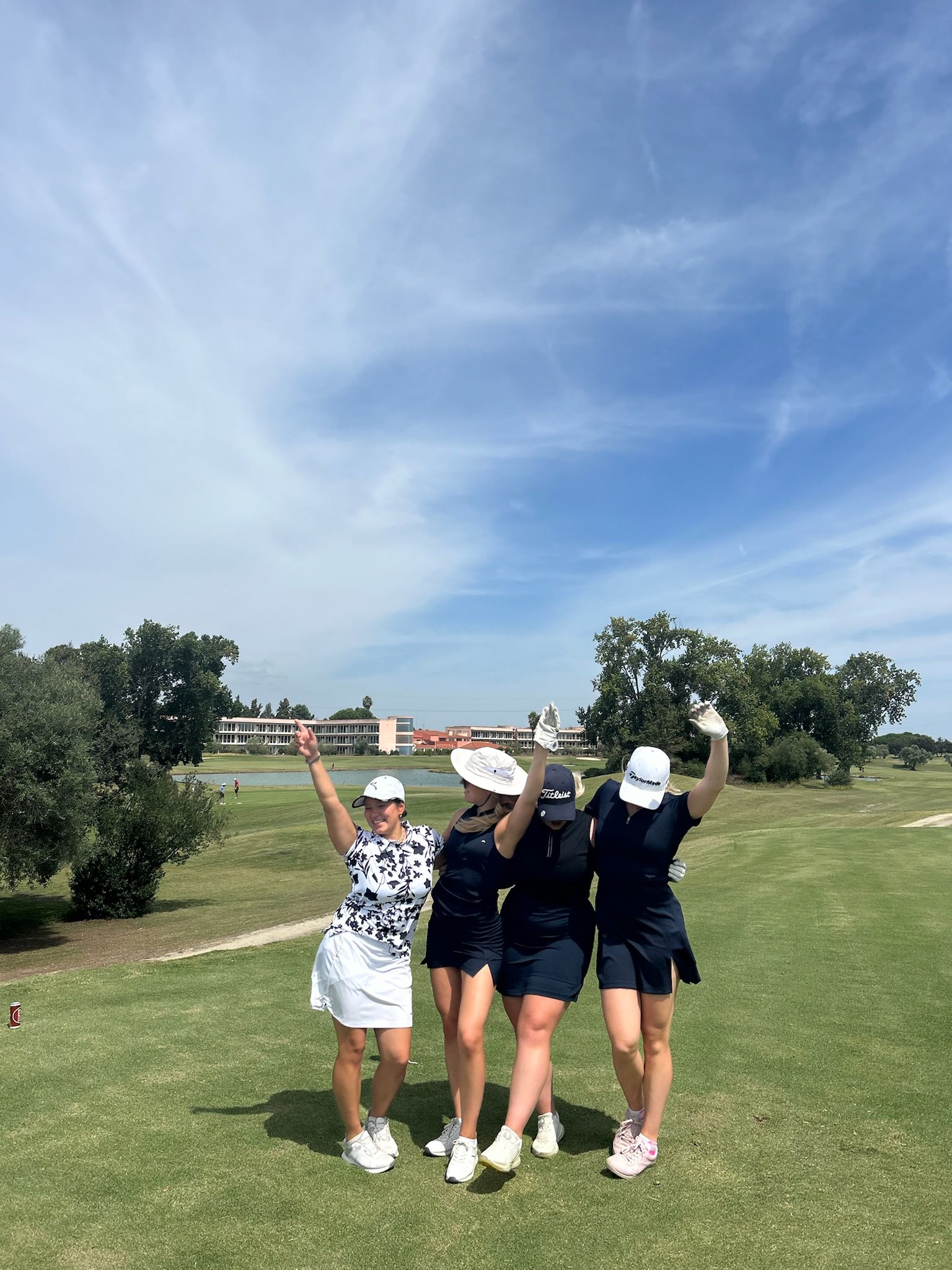 Enjoying golf in Lisbon!