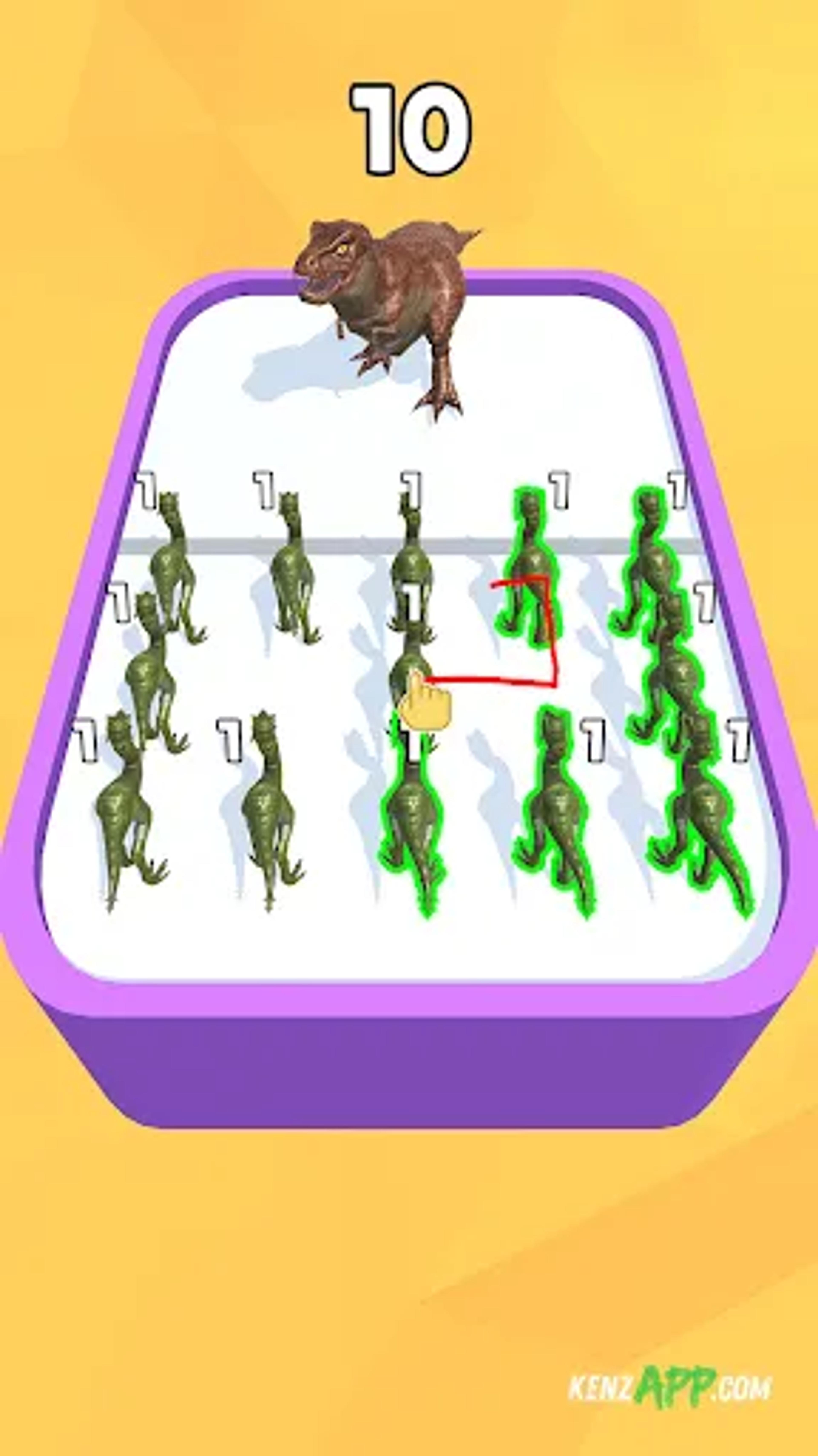 لقطة شاشة 3 من Merge Master: Dinosaur Monster