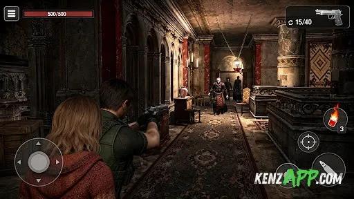 لقطة شاشة 1 من Zombie Hunter: Offline Games
