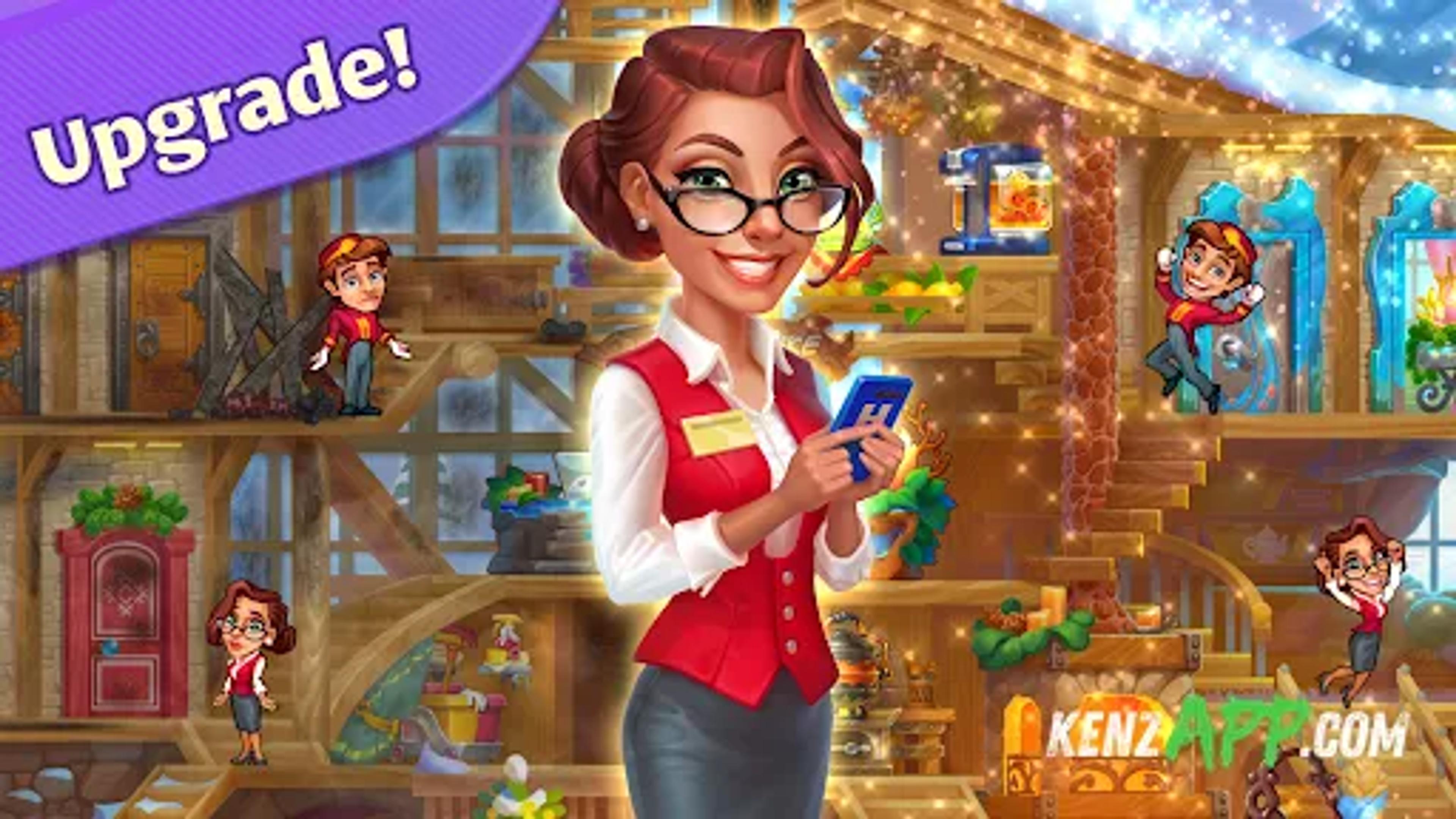 لقطة شاشة 1 من Grand Hotel Mania: Hotel games