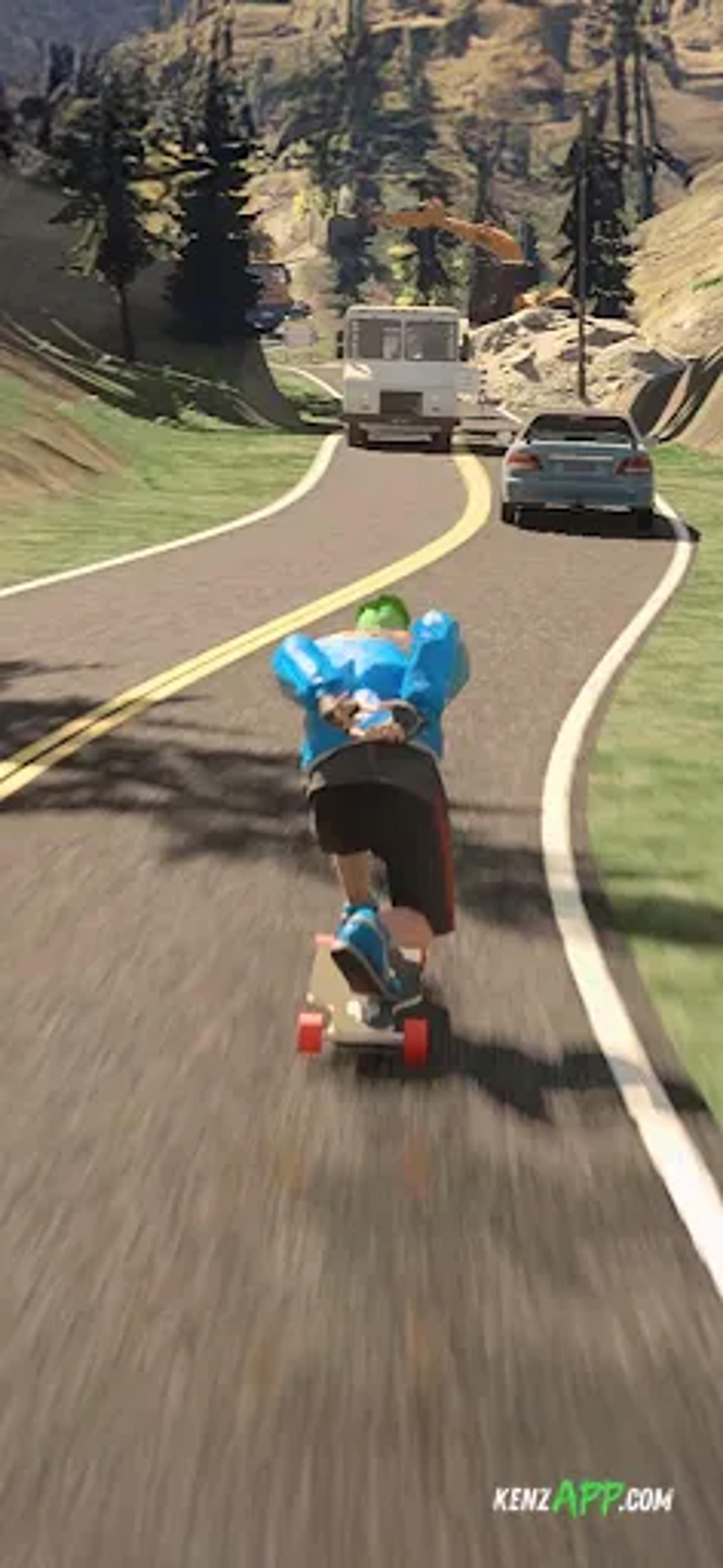 لقطة شاشة 1 من Downhill Racer