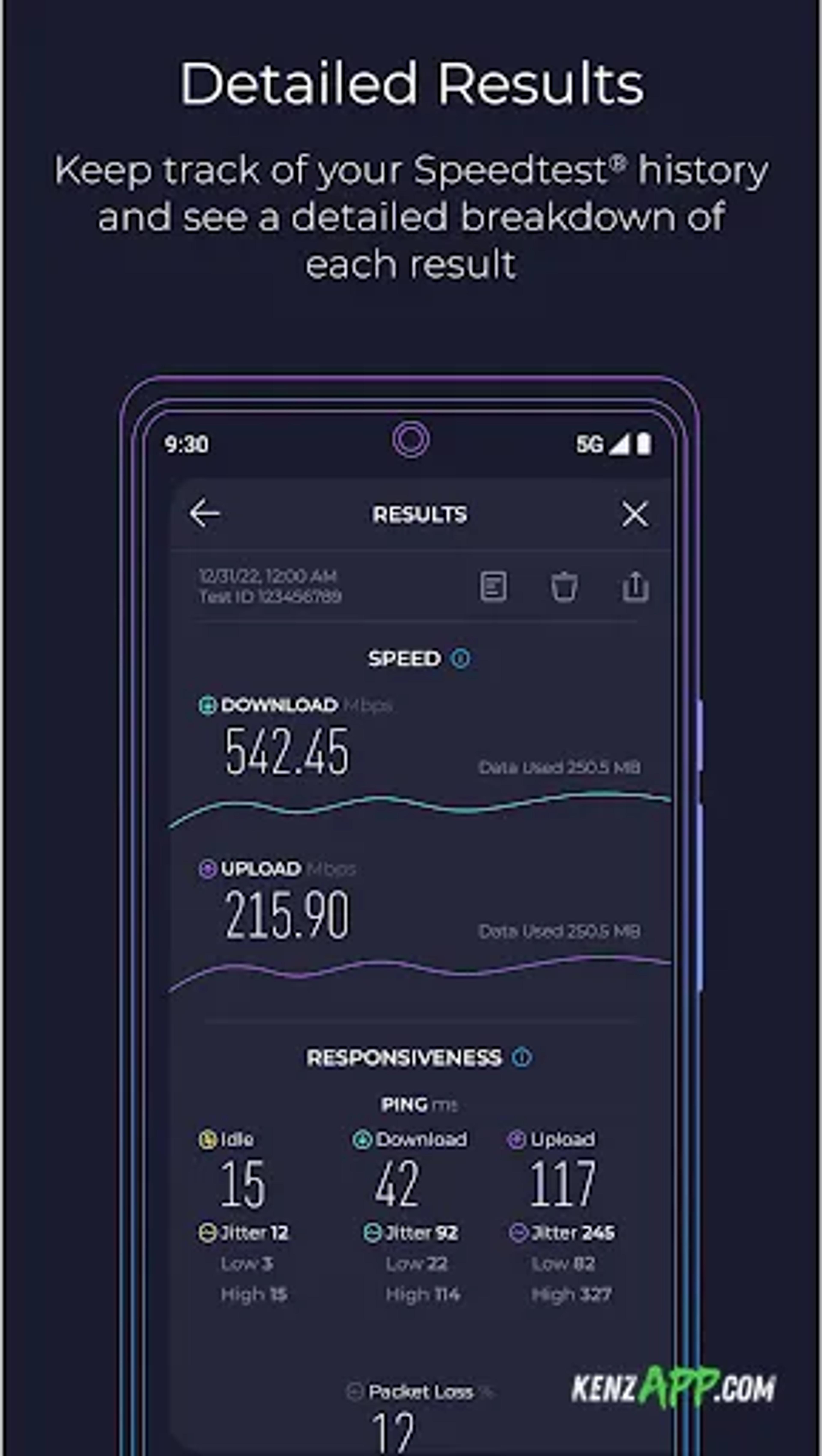 لقطة شاشة 4 من Speedtest by Ookla