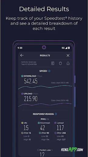 لقطة شاشة 4 من Speedtest by Ookla