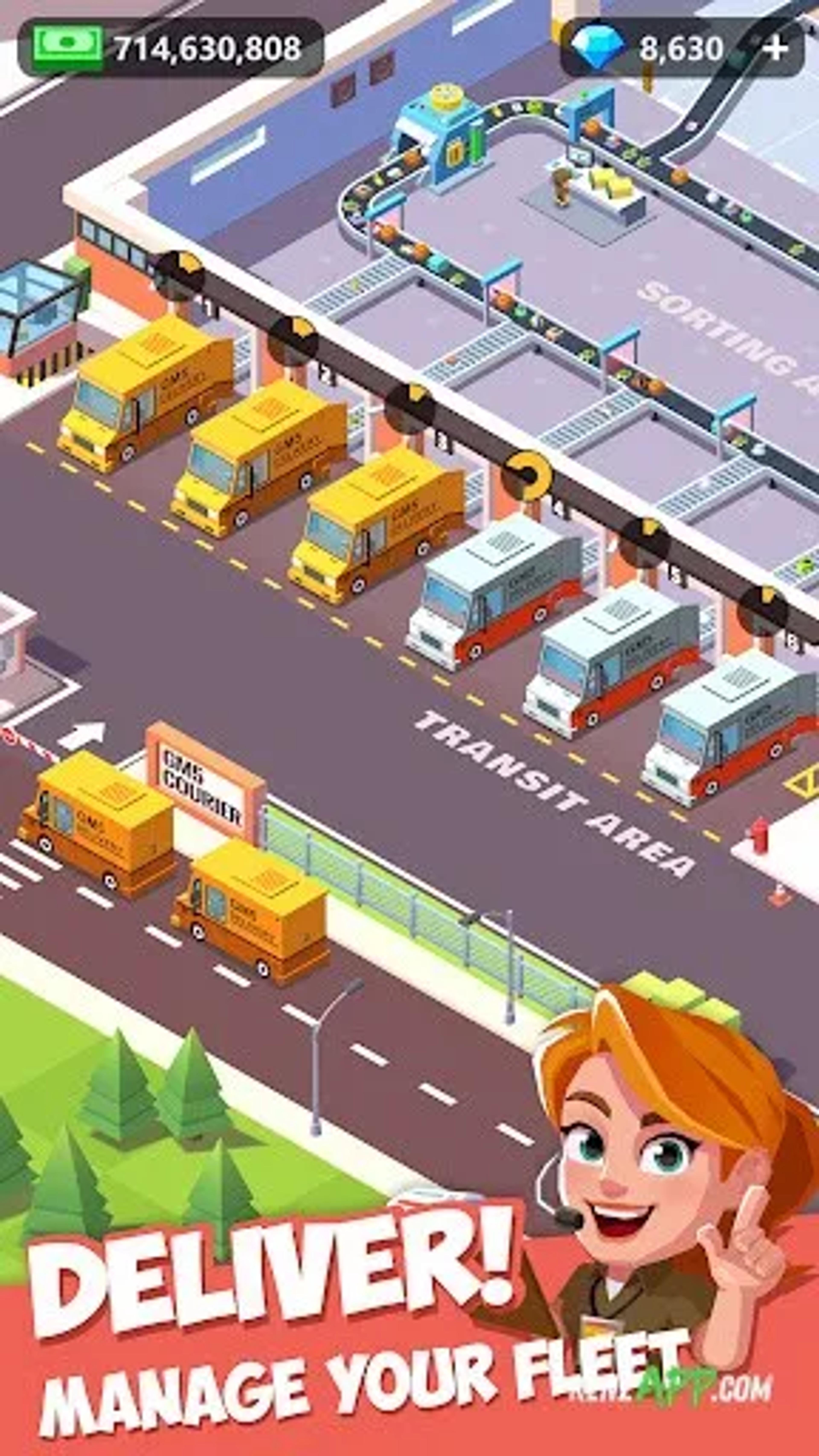 لقطة شاشة 2 من Idle Courier