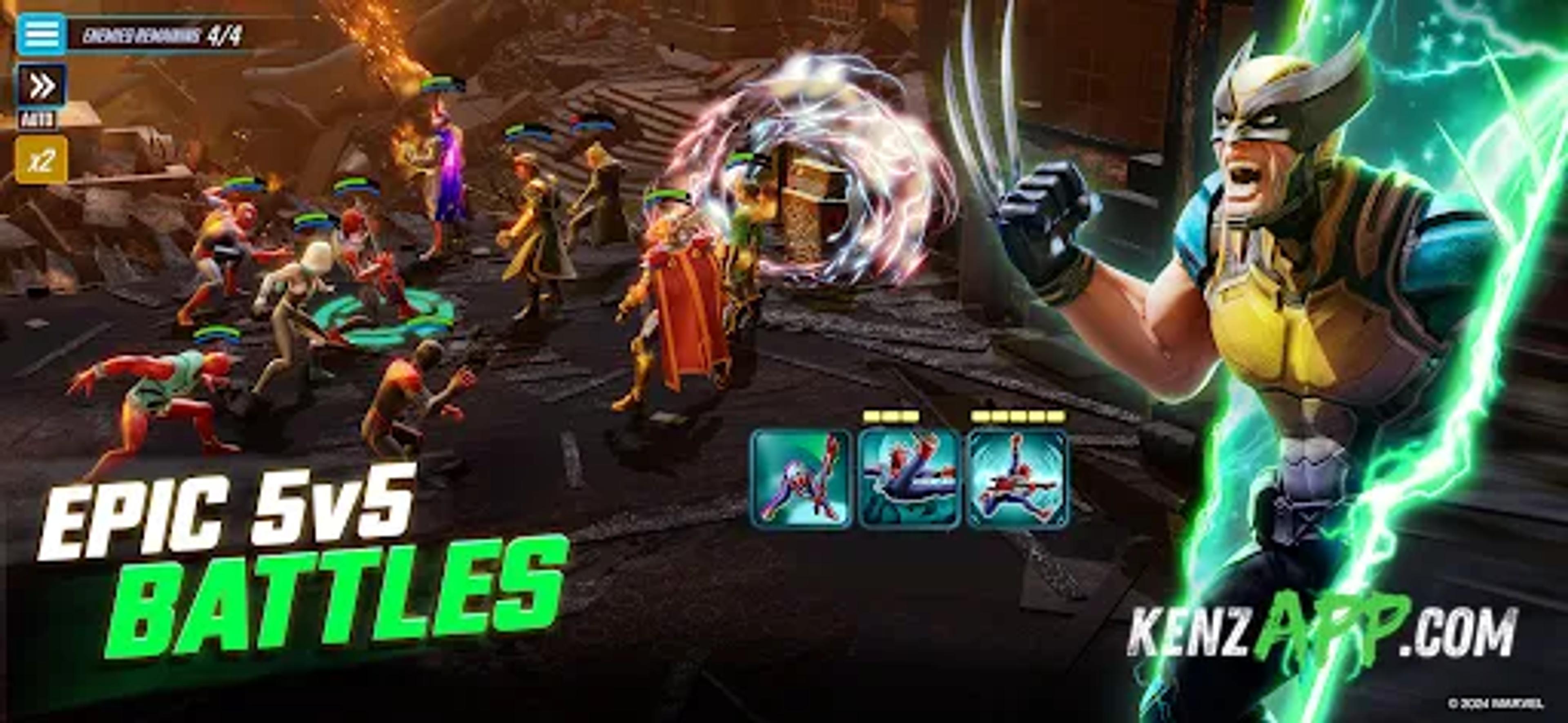 لقطة شاشة 4 من MARVEL Strike Force: Squad RPG