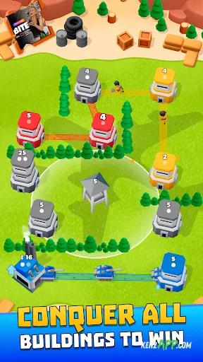 لقطة شاشة 1 من Tower War - Tactical Conquest