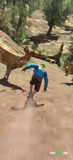 لقطة شاشة 3 من Downhill Racer