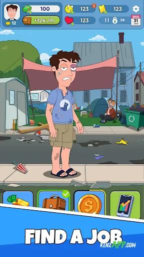 لقطة شاشة 2 من Idle Guy: Life Simulator games