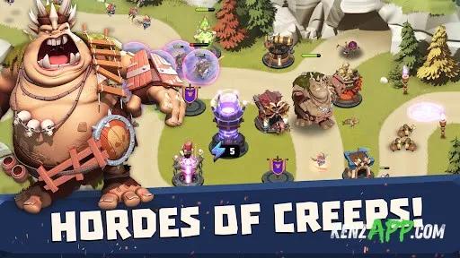 لقطة شاشة 4 من Castle Creeps - Tower Defense