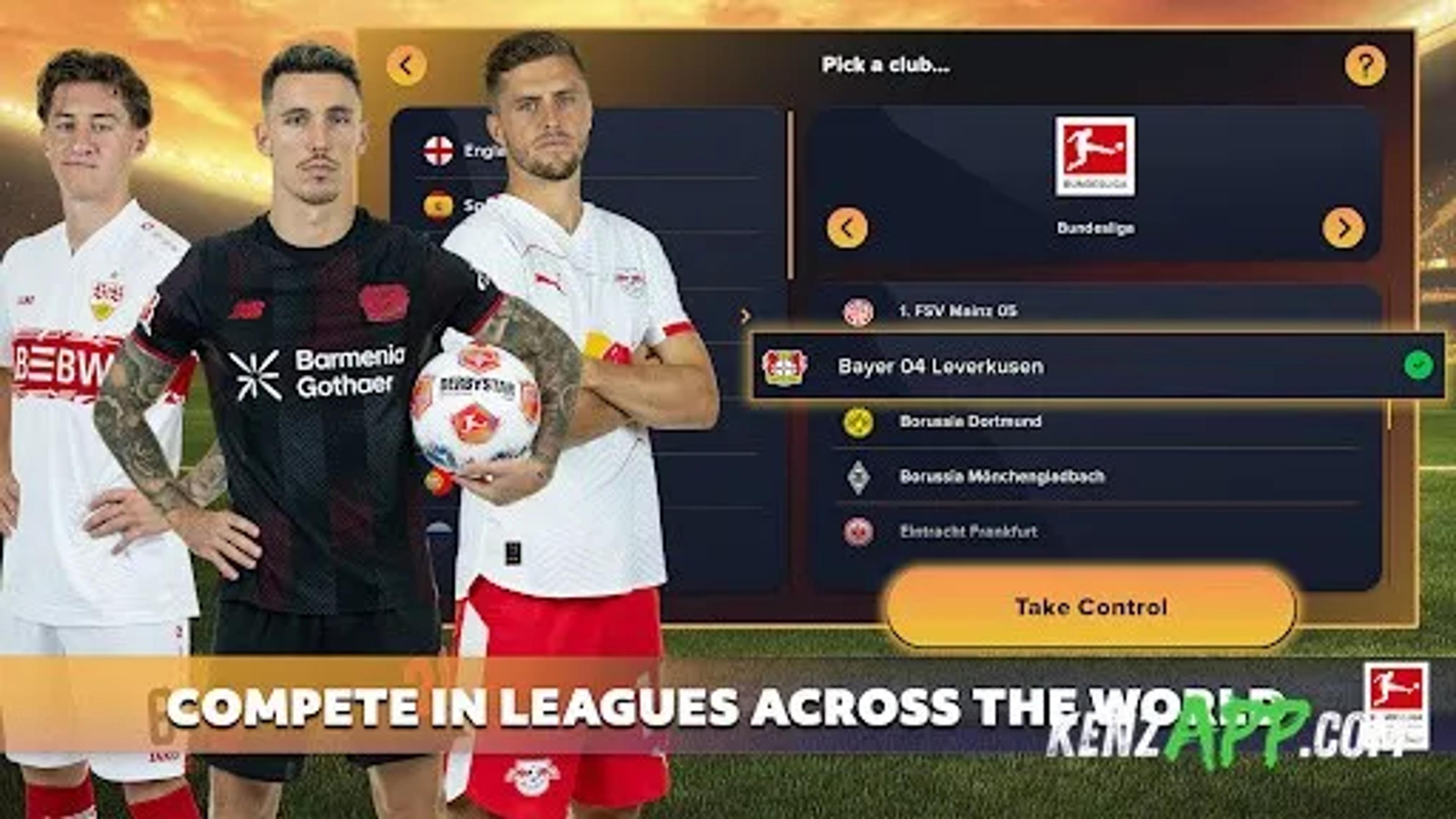 لقطة شاشة 3 من Soccer Manager 2026 - Football