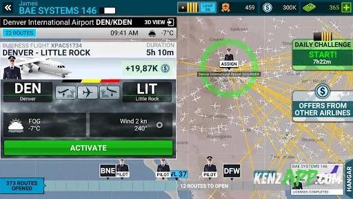 لقطة شاشة 3 من Airline Commander: Flight Game