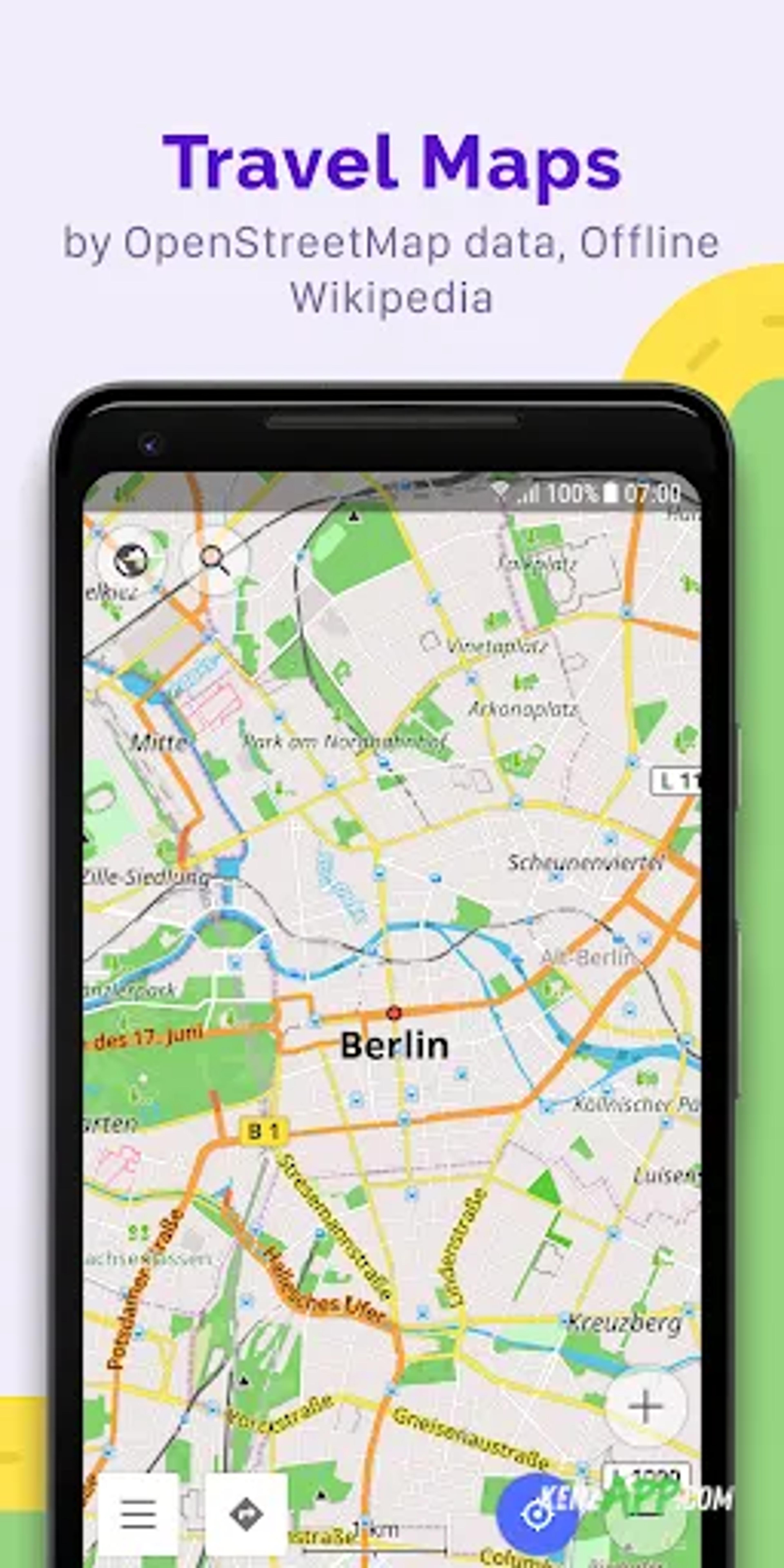 لقطة شاشة 1 من OsmAnd+ — Maps & GPS Offline