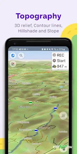 لقطة شاشة 3 من OsmAnd+ — Maps & GPS Offline