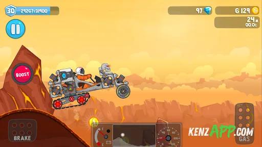 لقطة شاشة 3 من Rovercraft:Race Your Space Car