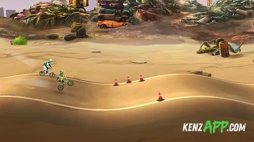 لقطة شاشة 2 من Mad Skills BMX 2: Bike Game
