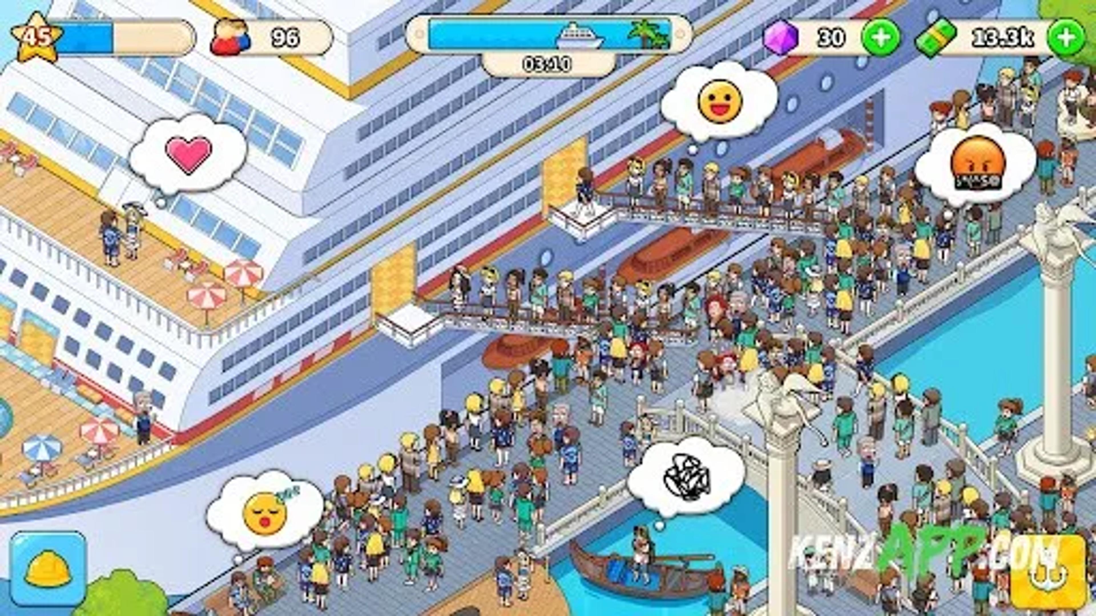 لقطة شاشة 1 من My Cruise: Idle ship Tycoon