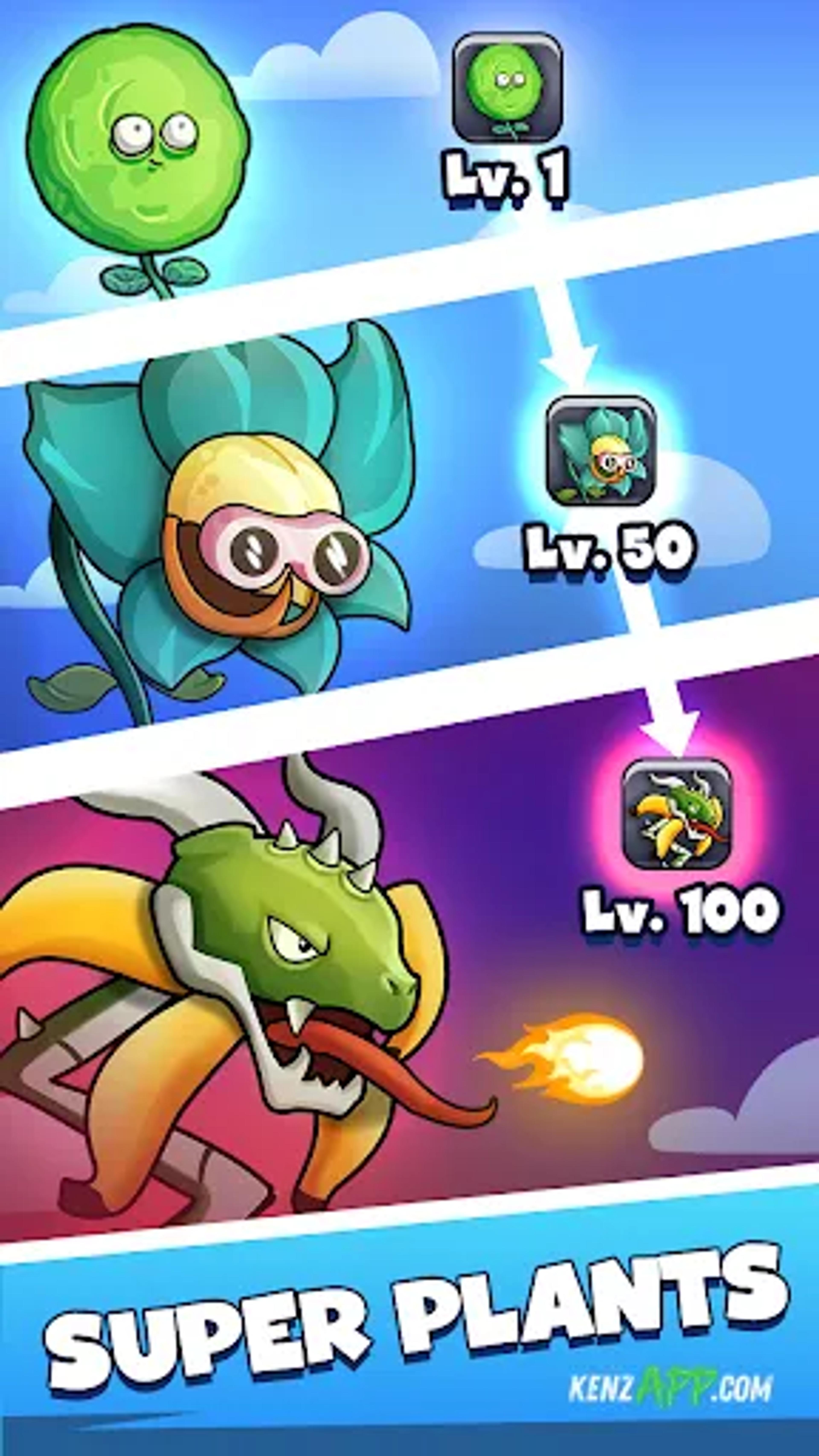 لقطة شاشة 2 من Merge Plants – Monster Defense