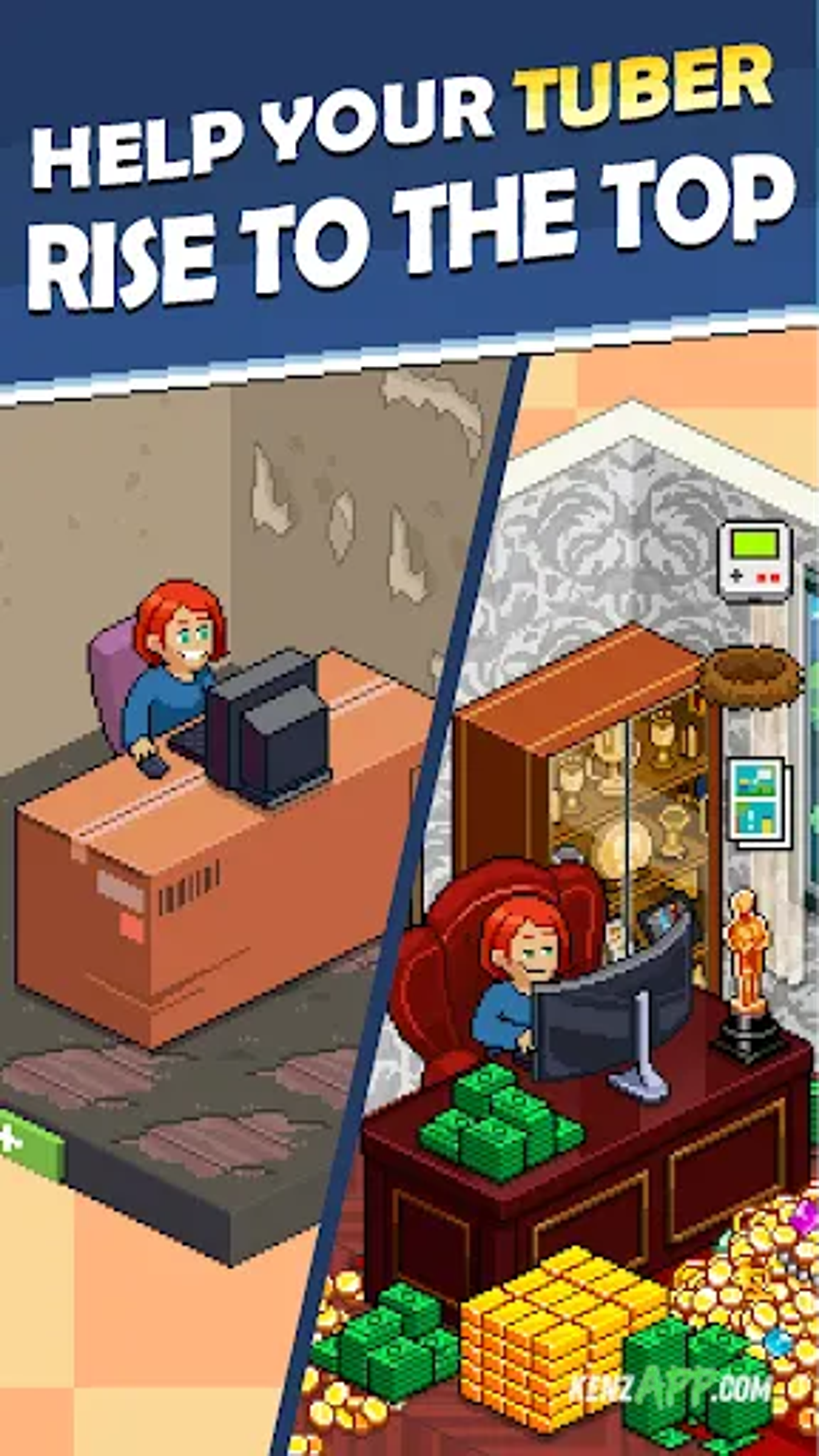 لقطة شاشة 2 من PewDiePie's Tuber Simulator