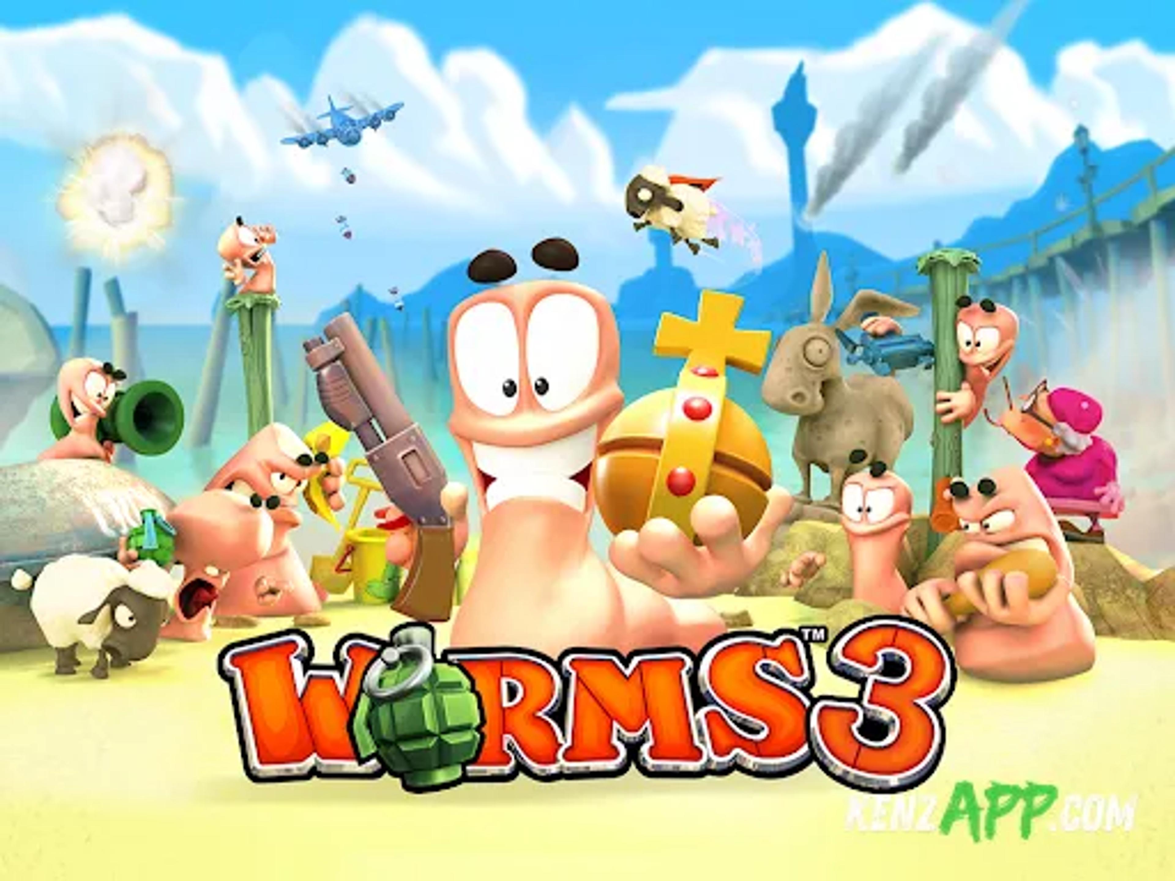 لقطة شاشة 1 من Worms 3