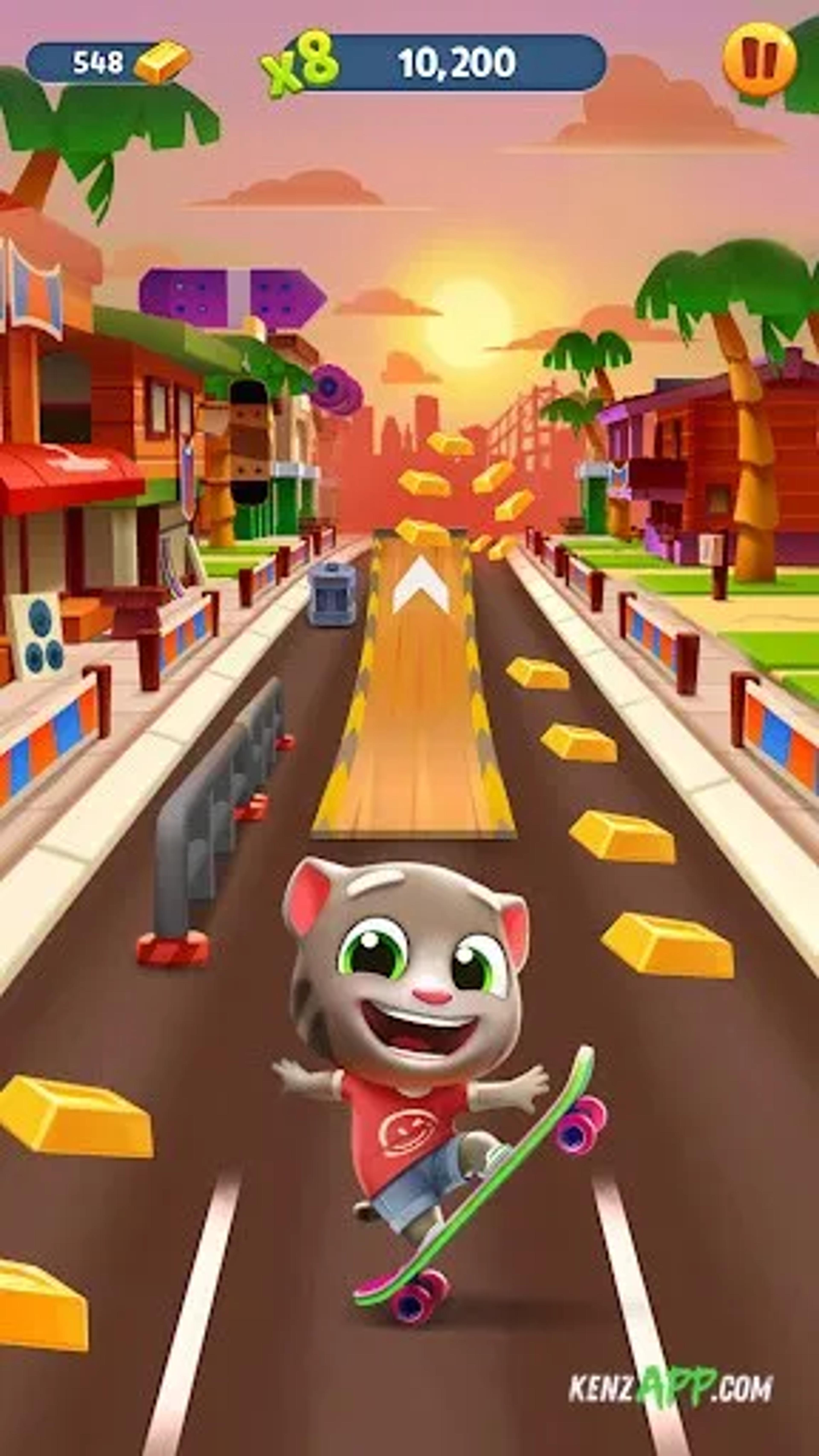 لقطة شاشة 1 من Talking Tom Gold Run