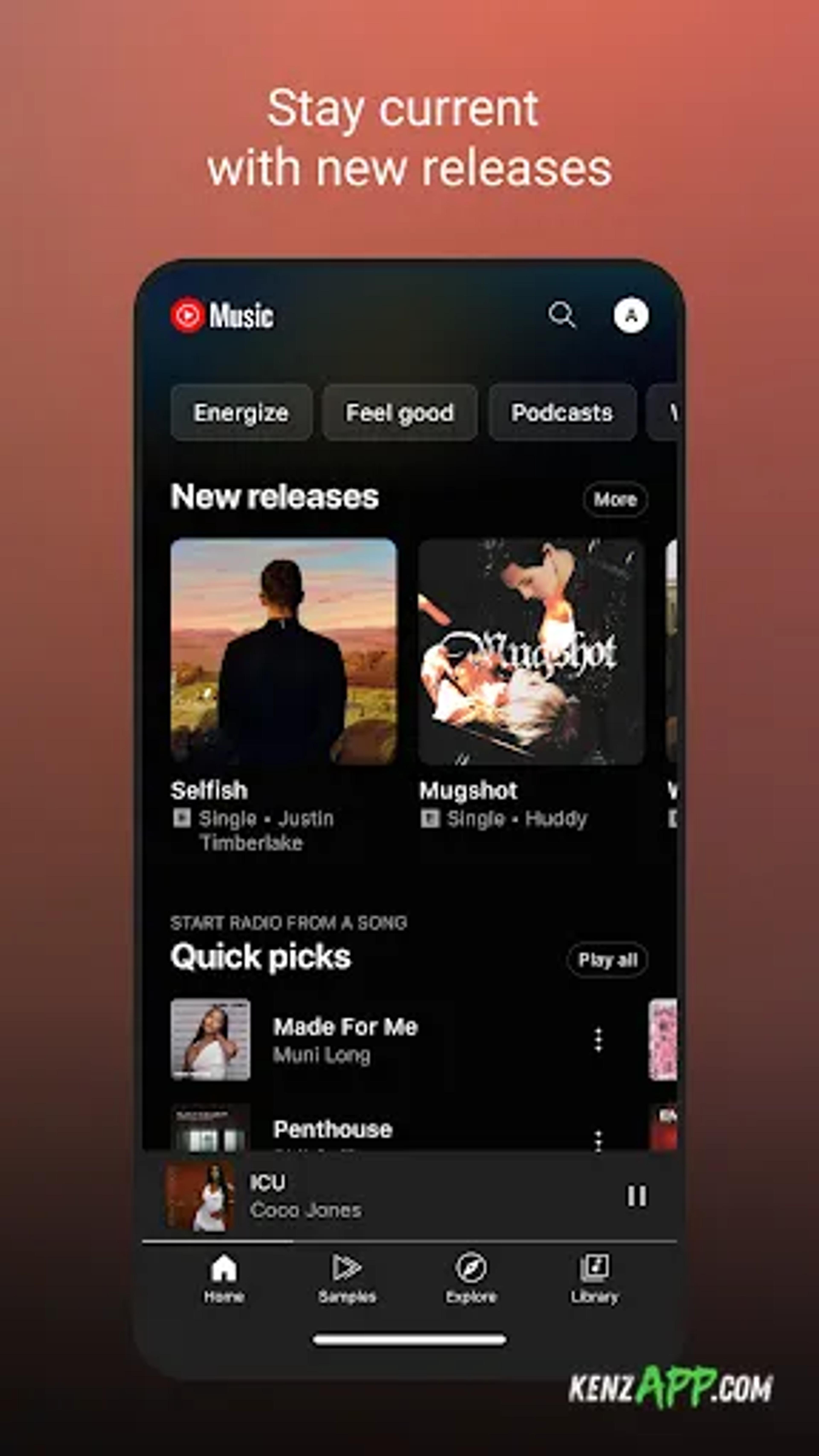 لقطة شاشة 2 من YouTube Music
