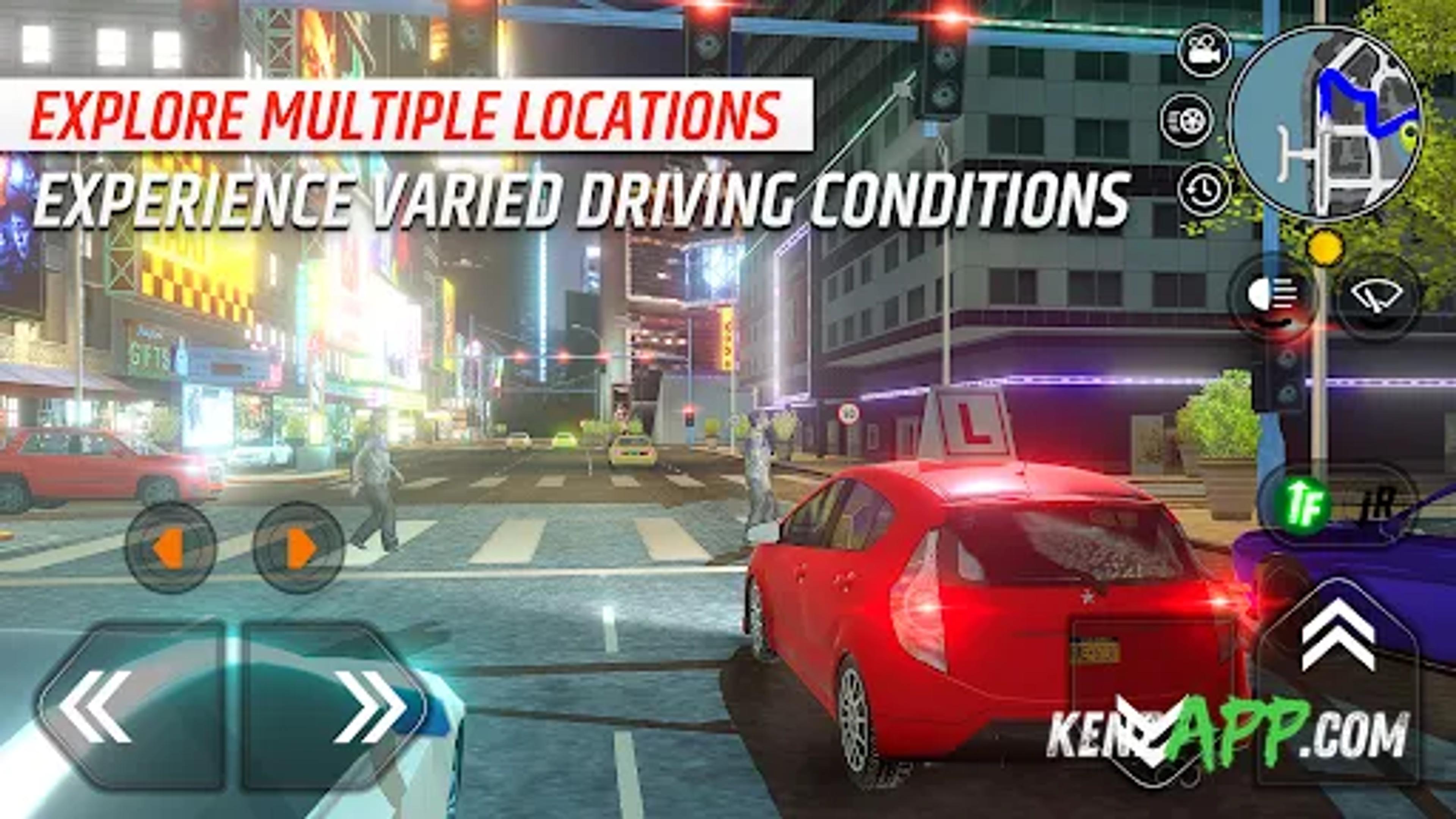 لقطة شاشة 2 من Car Driving School Simulator