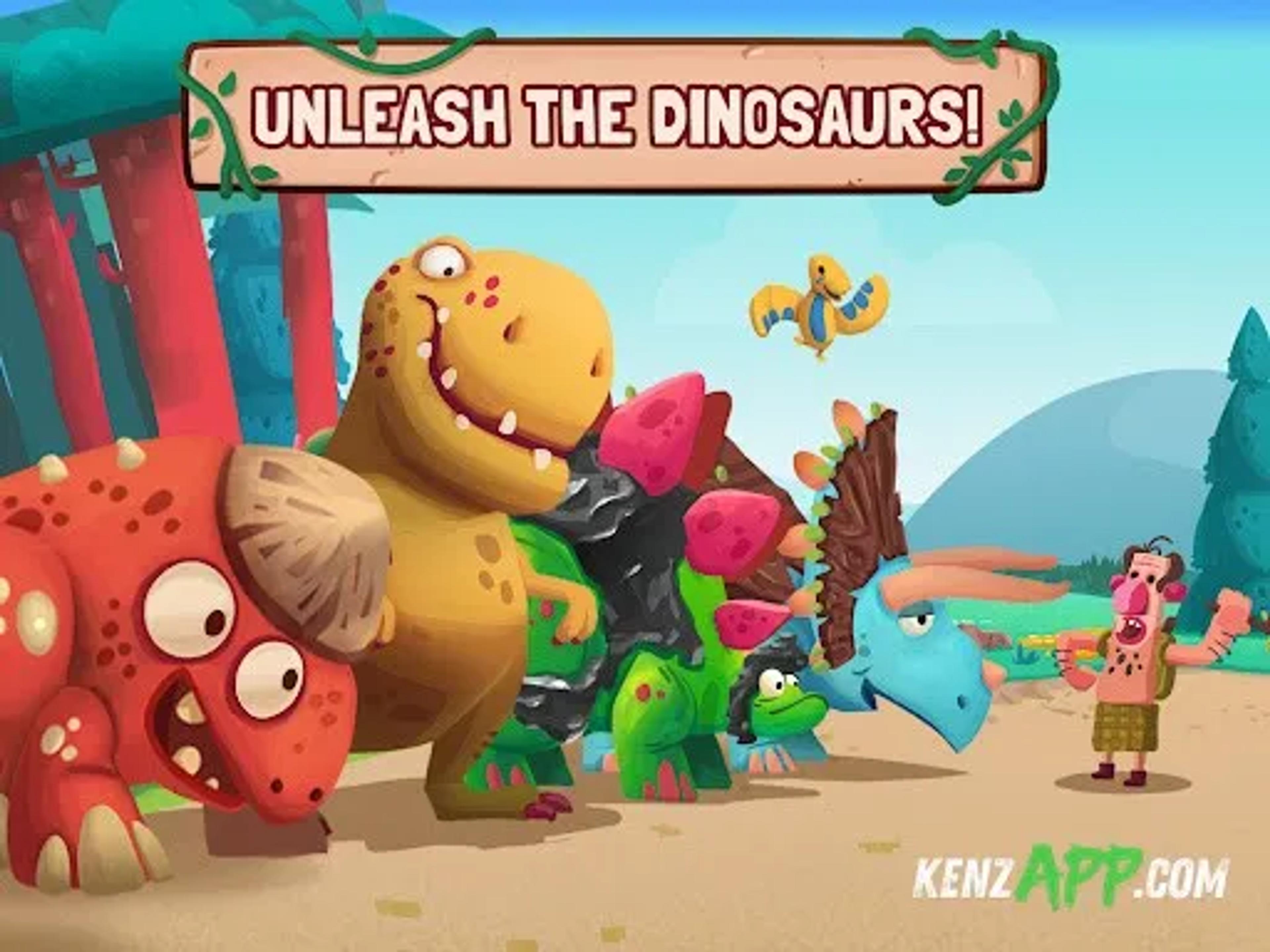 لقطة شاشة 2 من Dino Bash: Dinosaur Battle