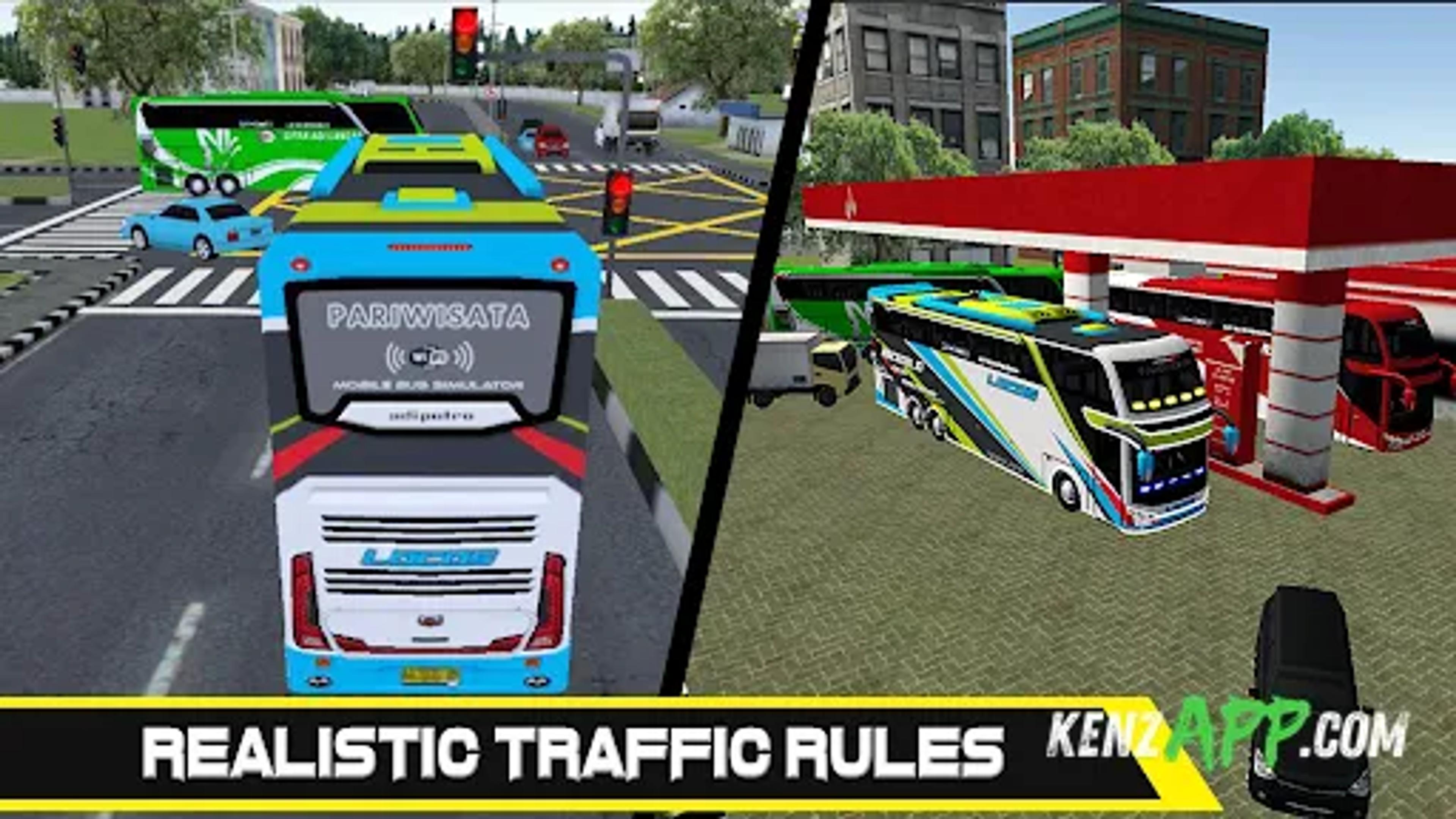 لقطة شاشة 3 من Mobile Bus Simulator