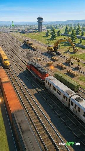 لقطة شاشة 2 من Train Ramp Jumping