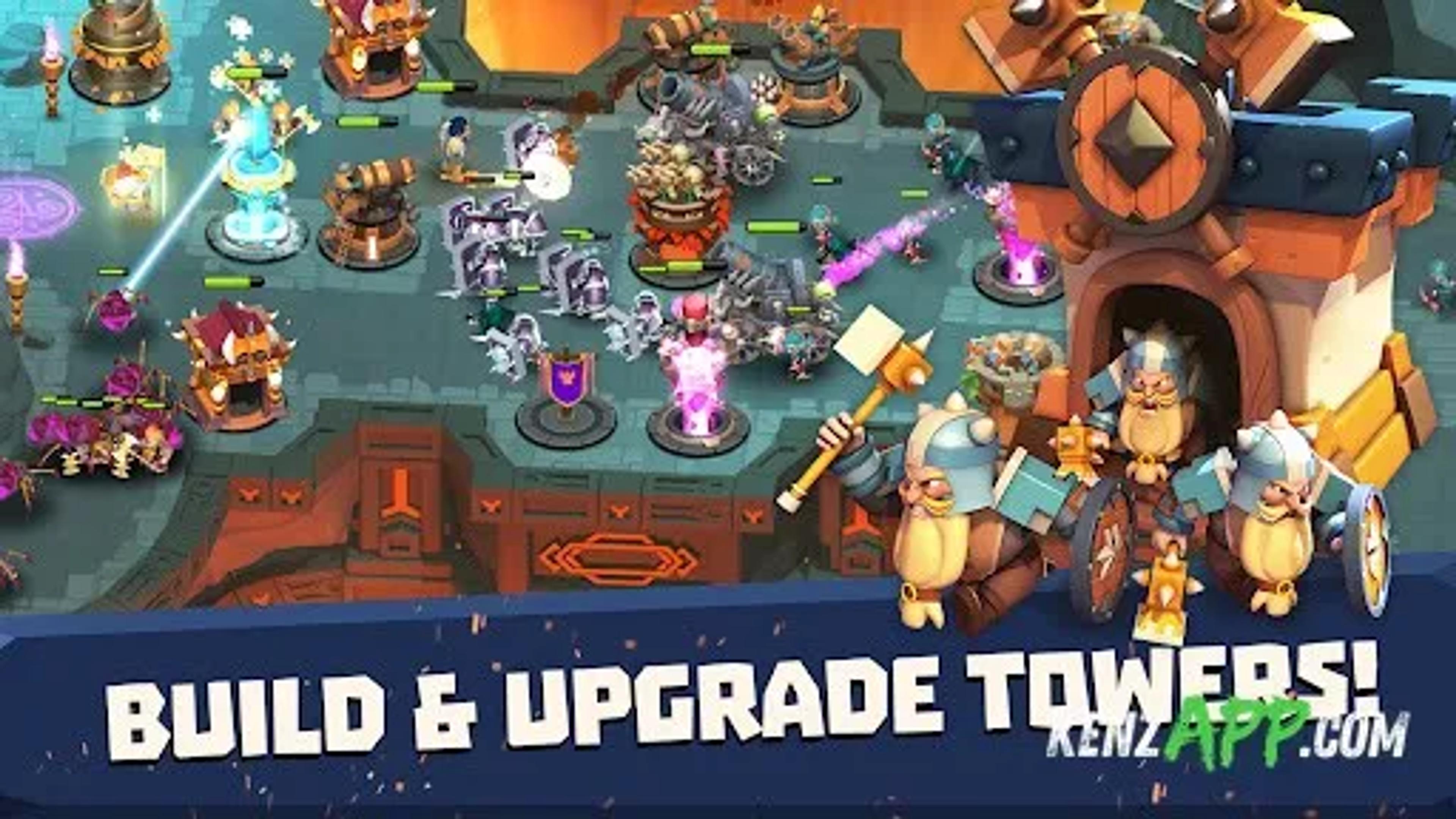 لقطة شاشة 3 من Castle Creeps - Tower Defense