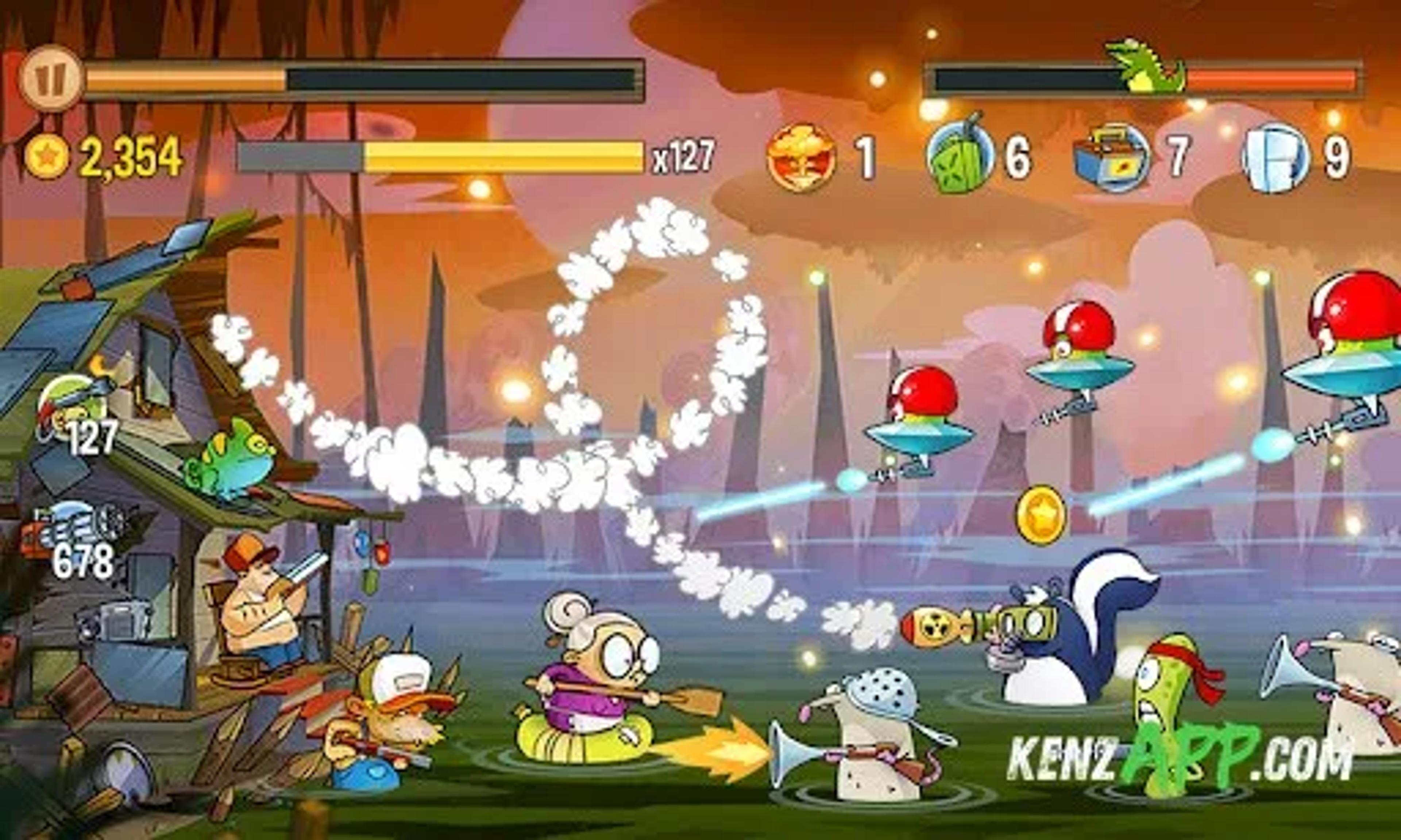 لقطة شاشة 3 من Swamp Attack