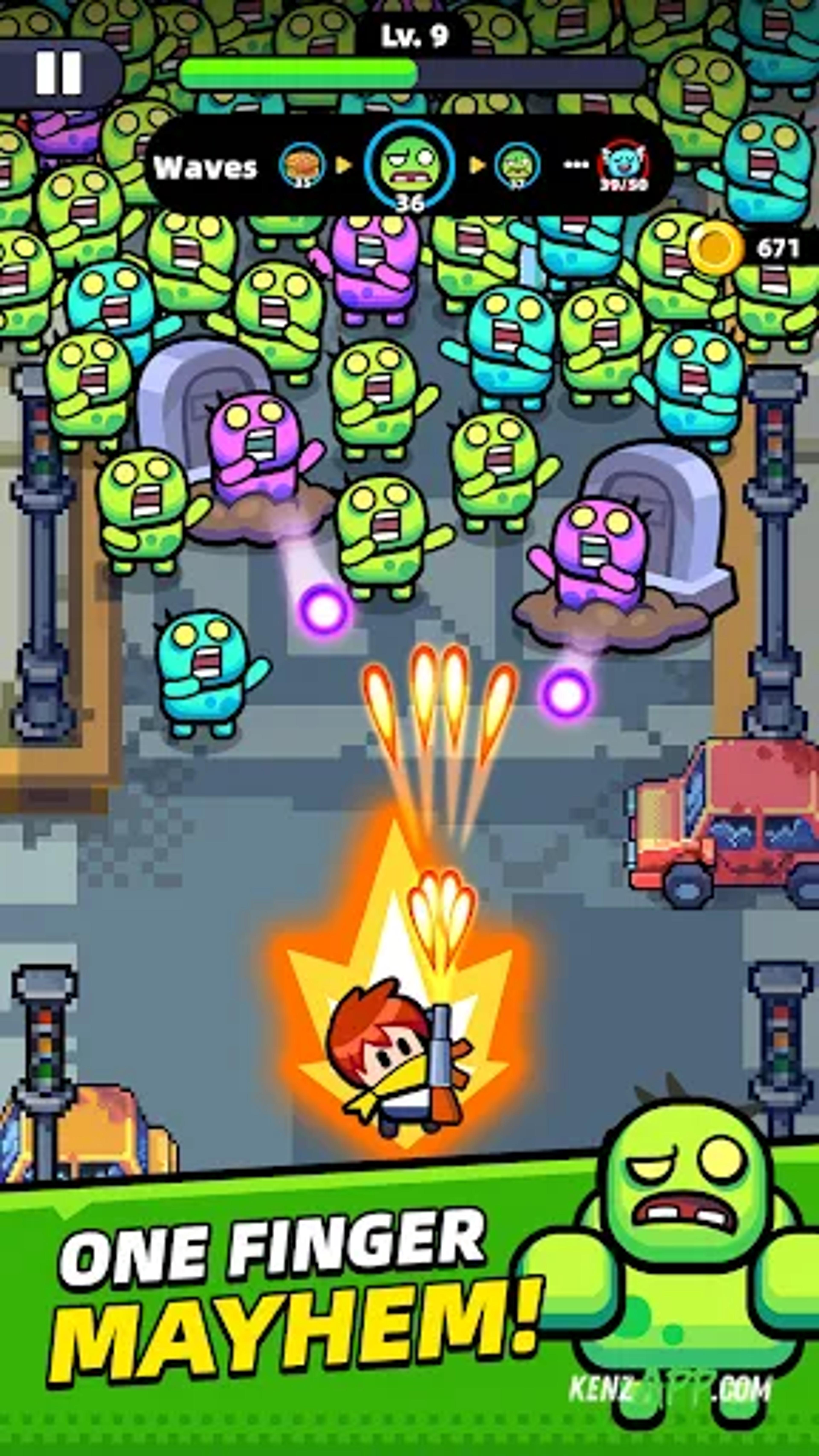 لقطة شاشة 1 من Spanky's Zombie Slayer
