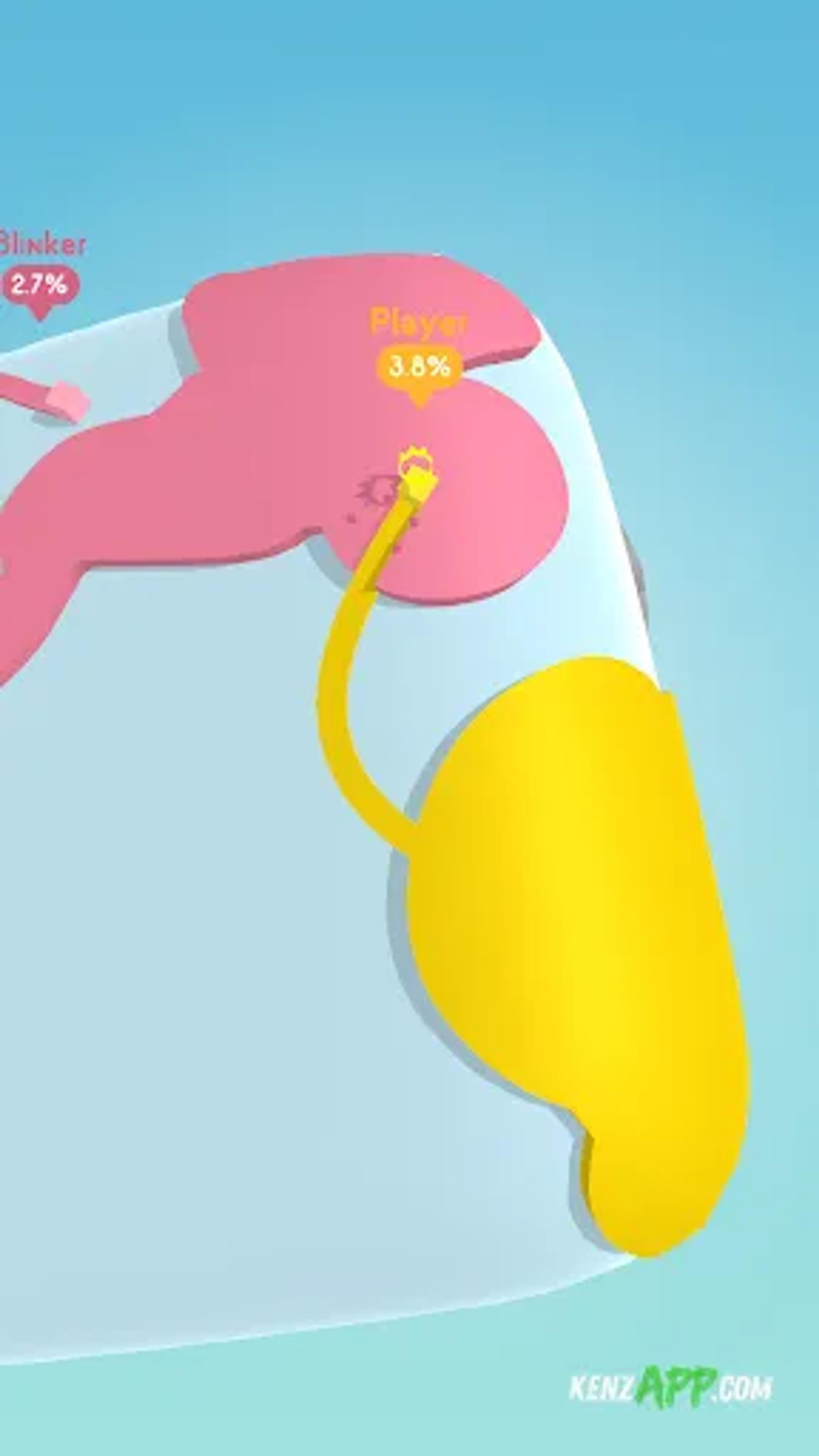 لقطة شاشة 1 من Paper.io 3D