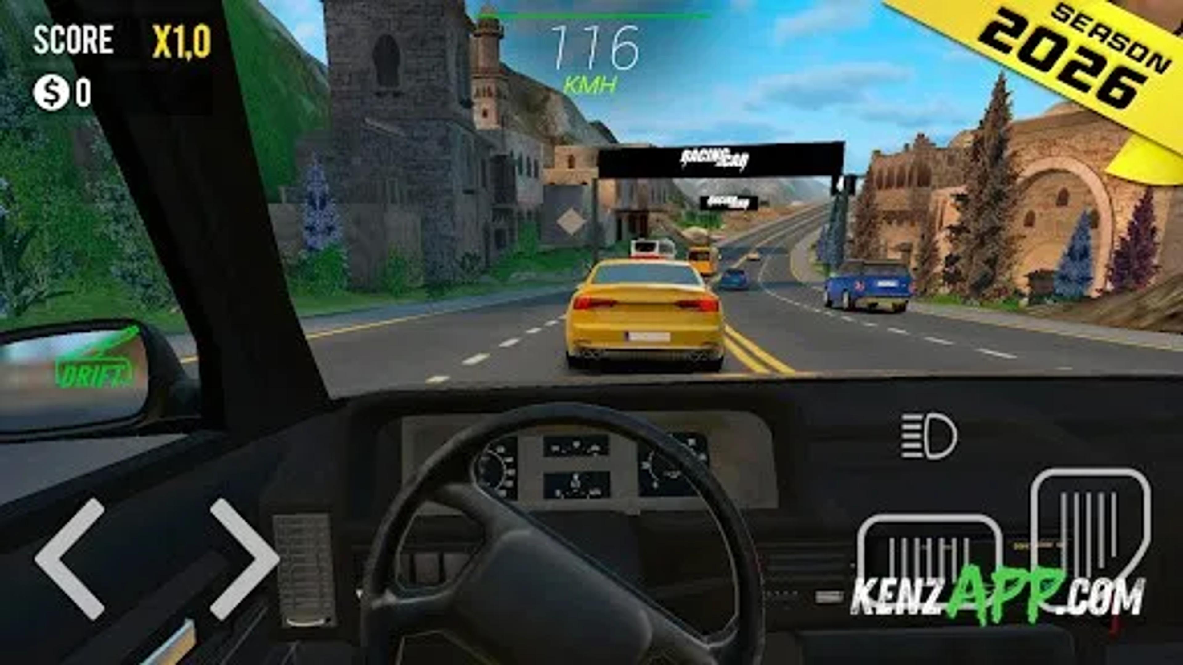 لقطة شاشة 3 من Racing in Car 2021