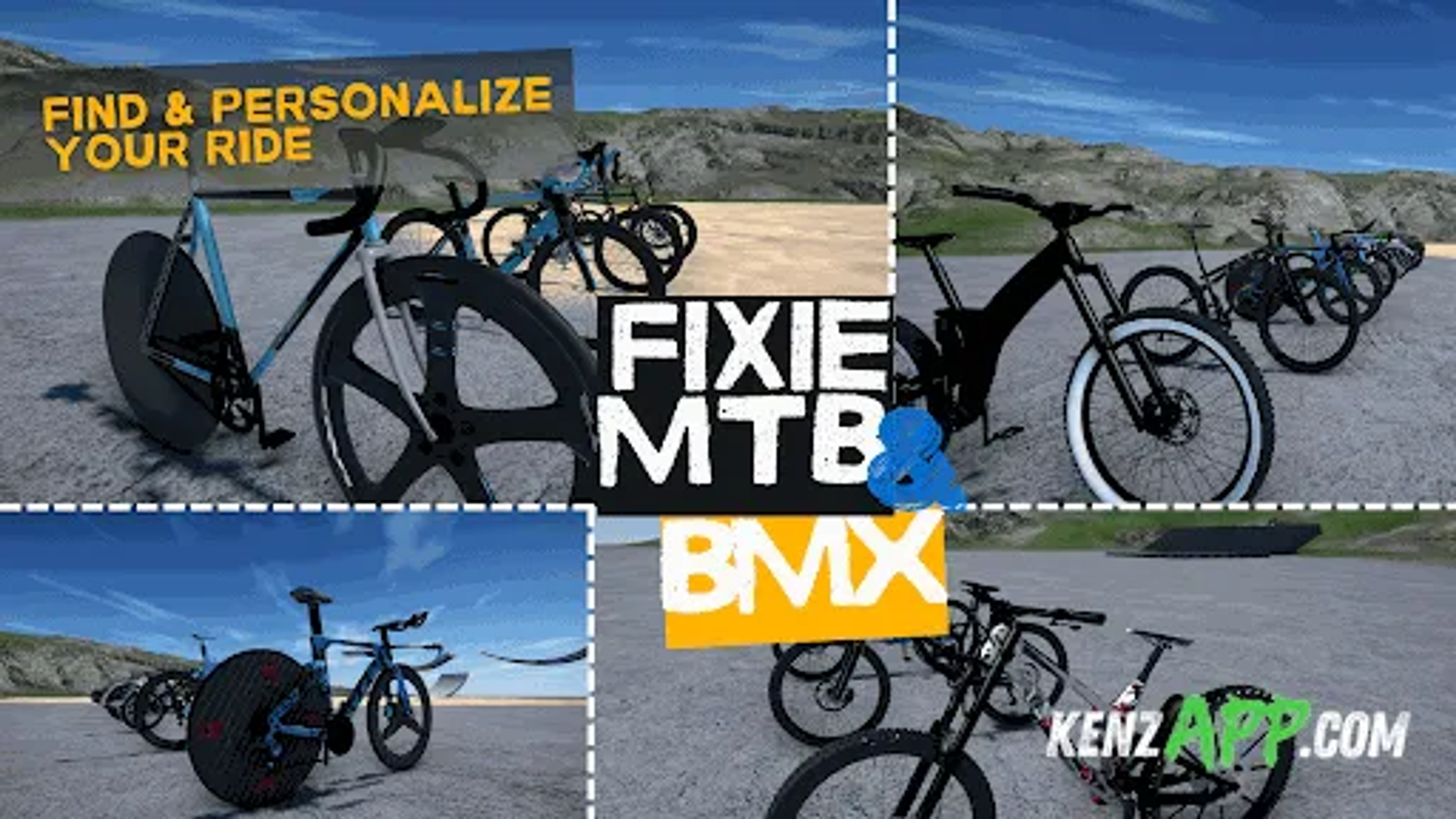 لقطة شاشة 1 من Bicycle Extreme Rider 3D