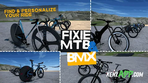 لقطة شاشة 1 من Bicycle Extreme Rider 3D