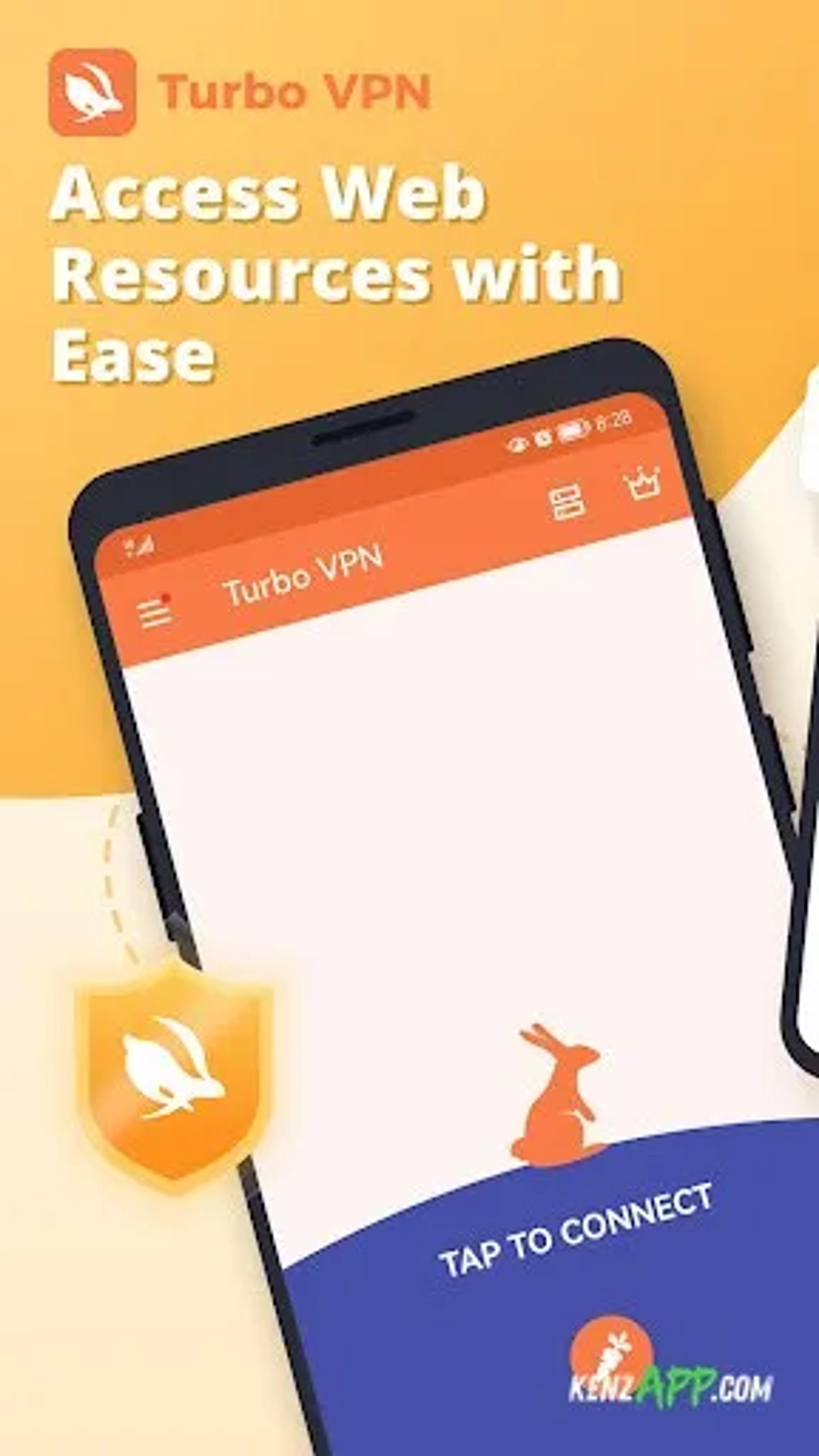 لقطة شاشة 1 من Turbo VPN - Secure VPN Proxy
