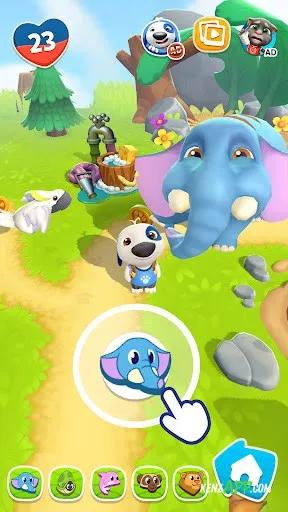 لقطة شاشة 2 من My Talking Hank: Islands