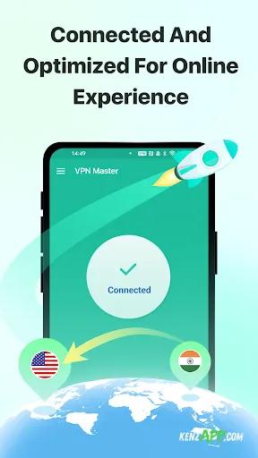 لقطة شاشة 3 من Snap Master VPN: Super Vpn App